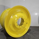 23"W x 38"D, John Deere Yellow 10-Hole Spun Disc , -12.31" Offset