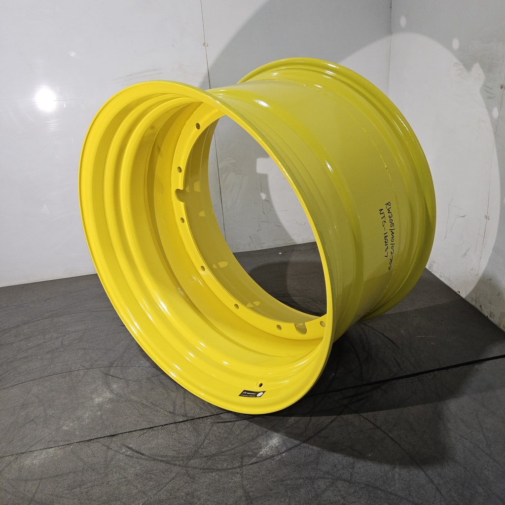 23"W x 38"D, John Deere Yellow 12-Hole Stub Disc , -2.09" Offset