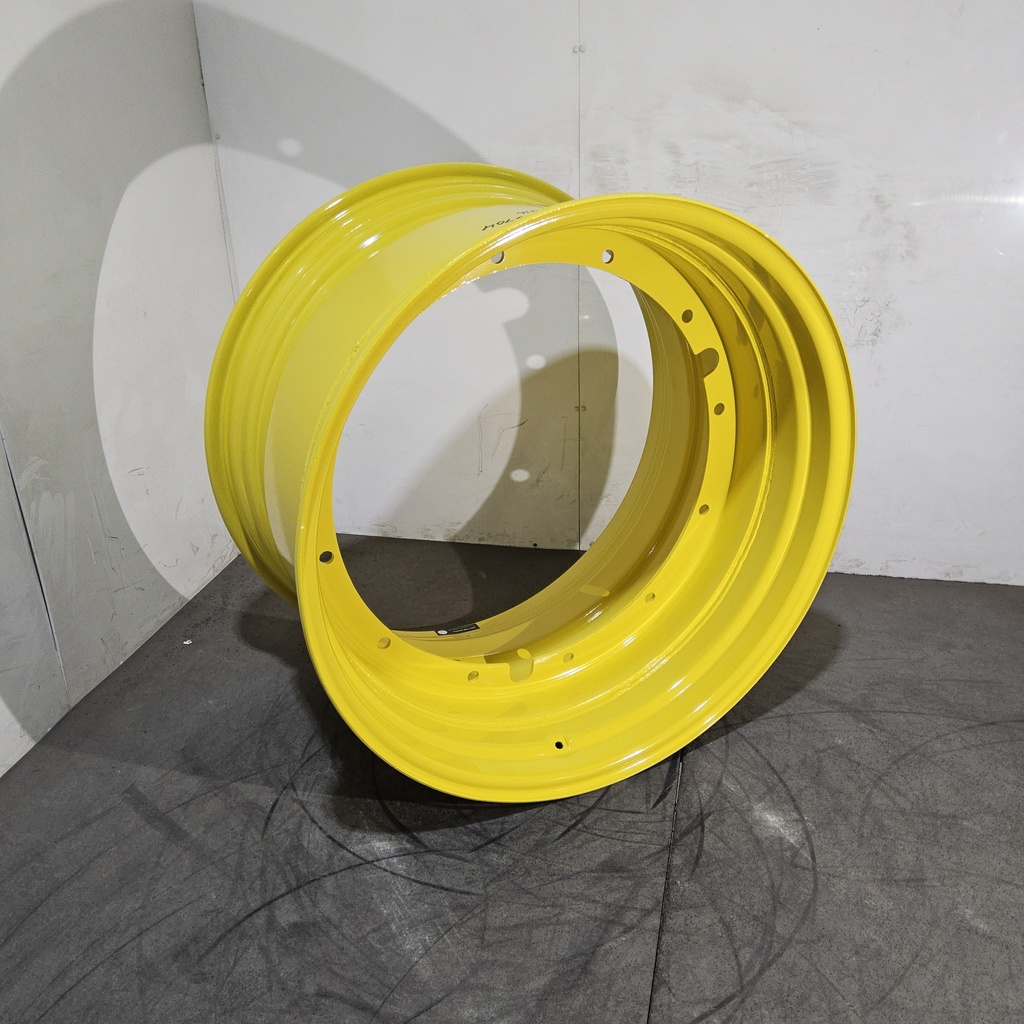 23"W x 38"D, John Deere Yellow 12-Hole Stub Disc , -3.38" Offset