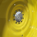 15"W x 50"D, John Deere Yellow 10-Hole Formed Plate , -6.62" Offset