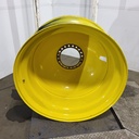 18"W x 42"D, John Deere Yellow 20-Hole Dolly Dual , -15.12" Offset