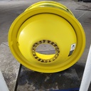 18"W x 42"D, John Deere Yellow 20-Hole Dolly Dual , -15.12" Offset