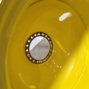 18"W x 42"D, John Deere Yellow 20-Hole Dolly Dual , -15.12" Offset