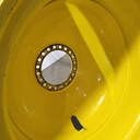 18"W x 42"D, John Deere Yellow 20-Hole Dolly Dual , -15.12" Offset