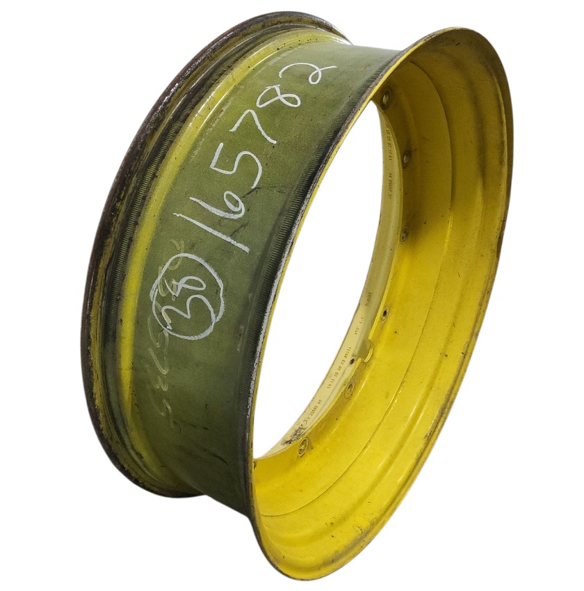 12"W x 38"D, John Deere Yellow 12-Hole Stub Disc , 1.88" Offset