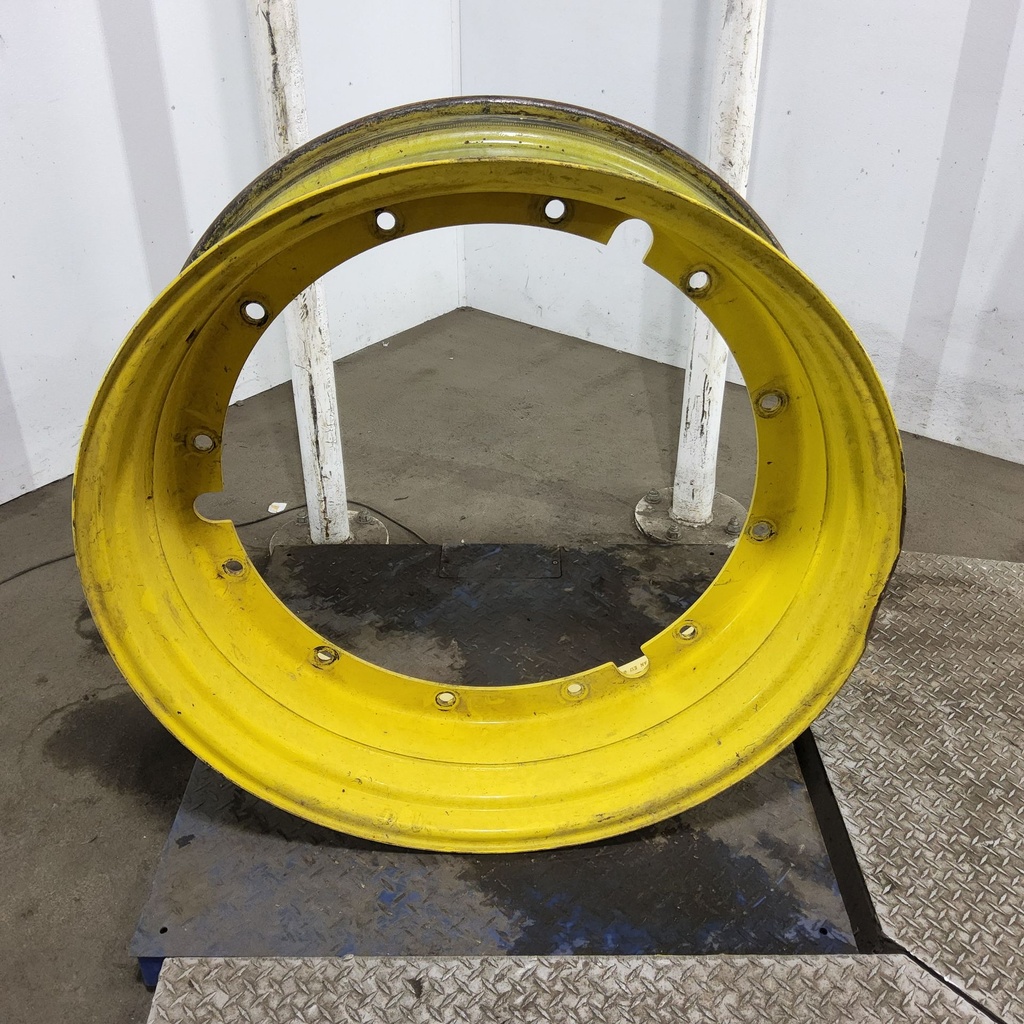 12"W x 38"D, John Deere Yellow 12-Hole Stub Disc , 1.88" Offset