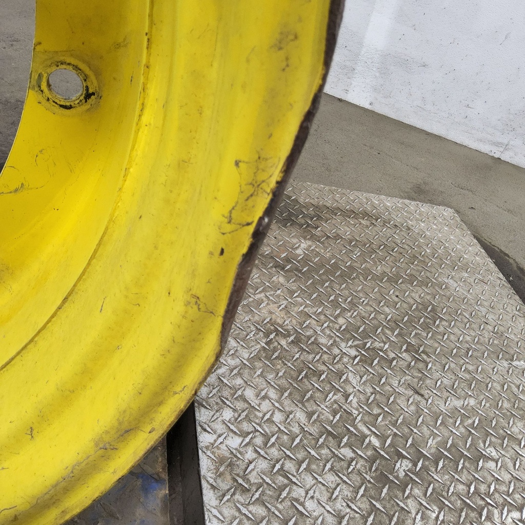 12"W x 38"D, John Deere Yellow 12-Hole Stub Disc , 1.88" Offset