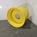 27"W x 32"D, John Deere Yellow 10-Hole Formed Plate , 3.25" Offset