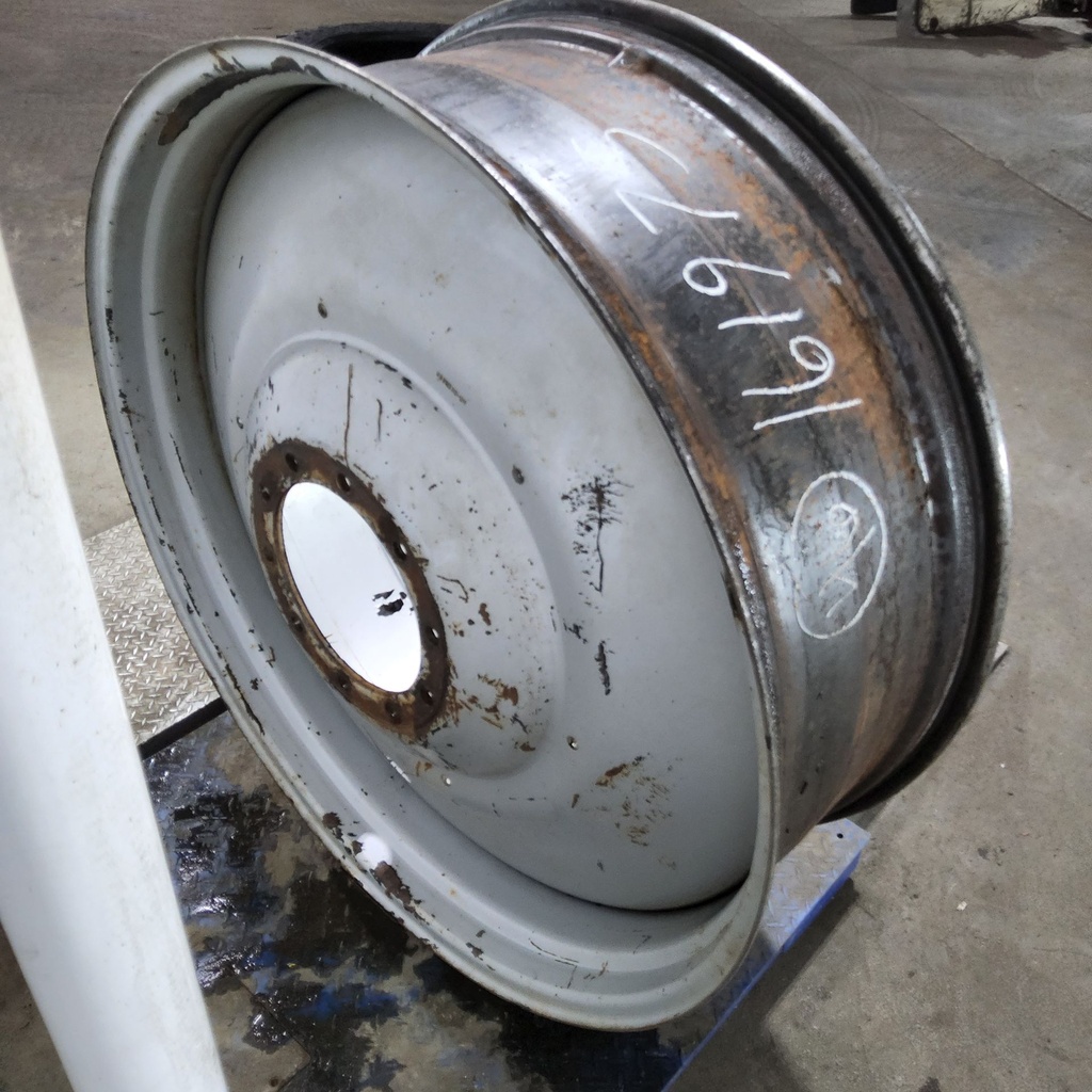 16"W x 46"D, Case IH Silver Mist 10-Hole Formed Plate , -9.25" Offset