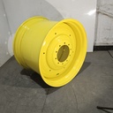 27"W x 38"D, John Deere Yellow 10-Hole Formed Plate , -11.31" Offset