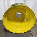 18"W x 42"D, John Deere Yellow 10-Hole Dolly Dual , -13.38" Offset