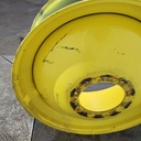 18"W x 42"D, John Deere Yellow 10-Hole Dolly Dual , -13.38" Offset