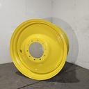 23"W x 38"D, John Deere Yellow 10-Hole Formed Plate , -13.5" Offset