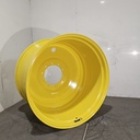 23"W x 38"D, John Deere Yellow 10-Hole Formed Plate , -13.5" Offset