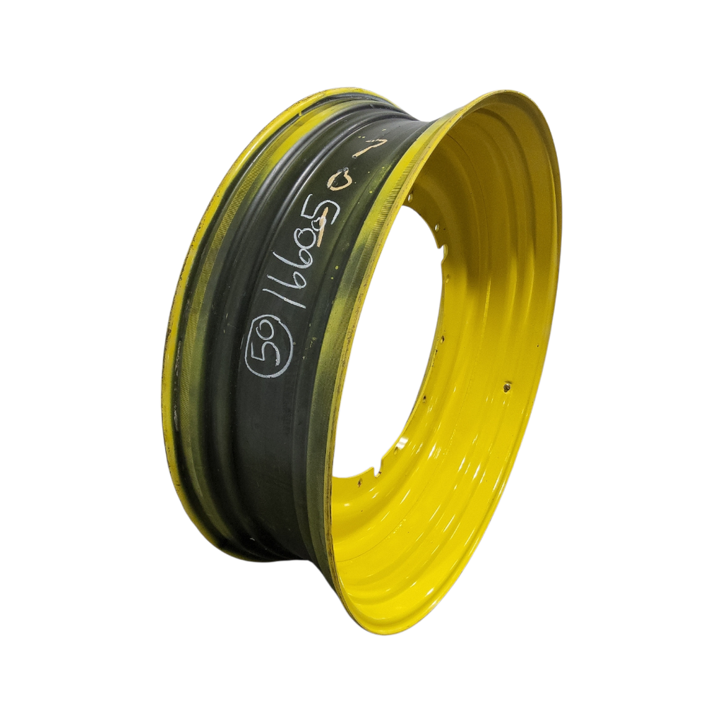 15"W x 50"D, John Deere Yellow 12-Hole Stub Disc , -3.12" Offset