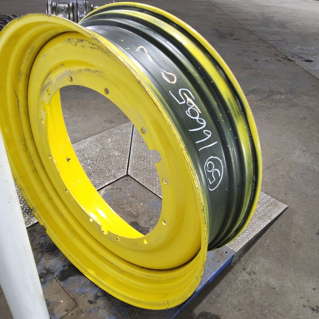 15"W x 50"D, John Deere Yellow 12-Hole Stub Disc , -3.12" Offset