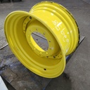 15"W x 30"D, John Deere Yellow 8-Hole Waffle Wheel (Groups of 2 Bolts)