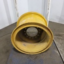 17"W x 25"D, John Deere Construction Yellow 14-Hole 3 Piece Formed Plate , -1.75" Offset