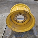 17"W x 25"D, John Deere Construction Yellow 14-Hole 3 Piece Formed Plate , -1.75" Offset