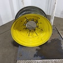 14"W x 26"D, John Deere Yellow 8-Hole Formed Plate , 2.75" Offset