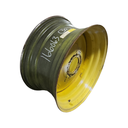 15"W x 30"D, John Deere Yellow 8-Hole Formed Plate , 2.25" Offset