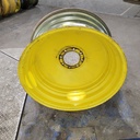 15"W x 30"D, John Deere Yellow 8-Hole Formed Plate , 2.25" Offset