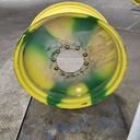 18"W x 38"D, John Deere Yellow 10-Hole Flat Plate Sprayer , 2.62" Offset