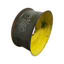 18"W x 38"D, John Deere Yellow 10-Hole Formed Plate , -3.25" Offset