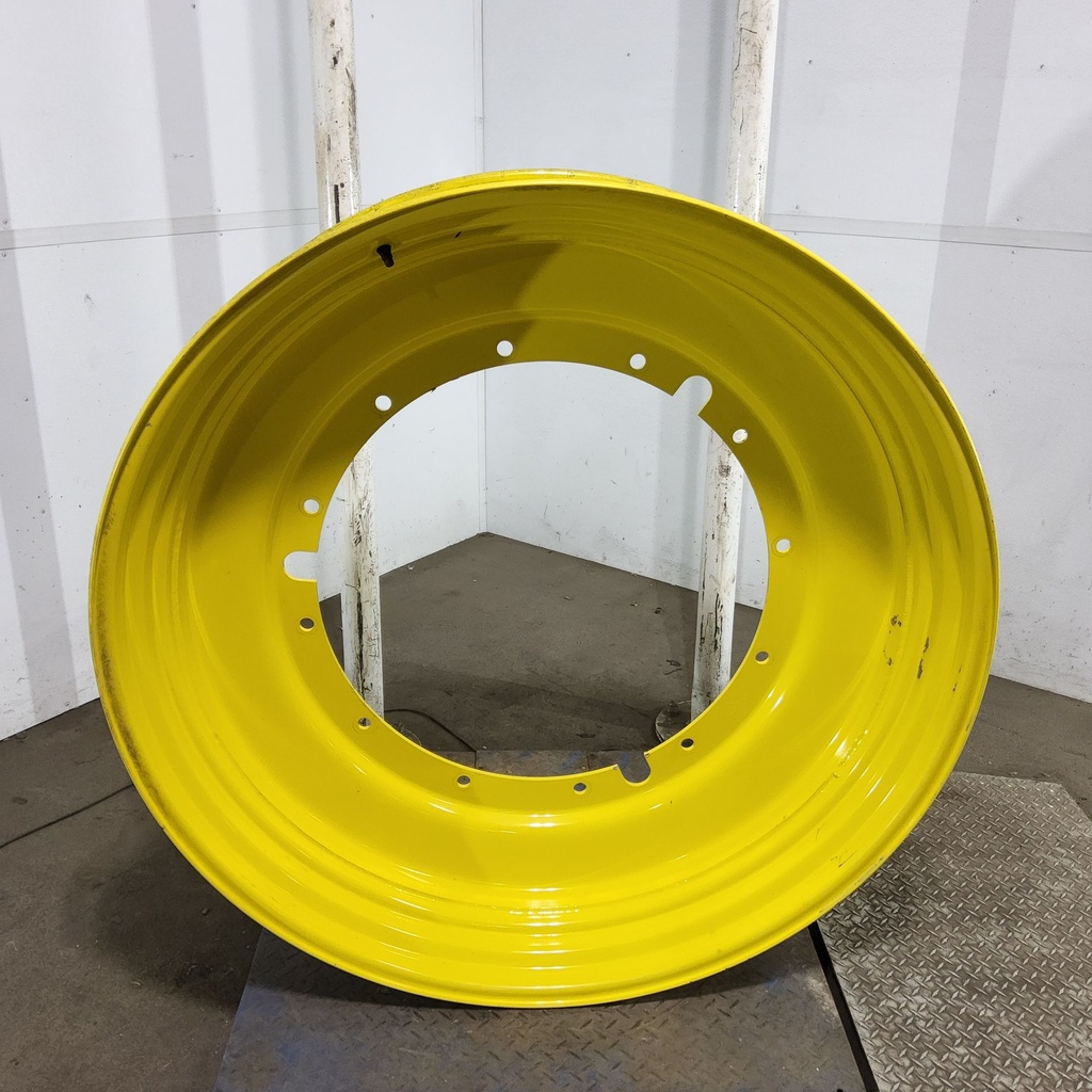 12"W x 50"D, John Deere Yellow 12-Hole Stub Disc , -3.38" Offset