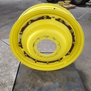 10"W x 38"D, John Deere Yellow 12-Hole Stub Disc , -2.31" Offset