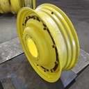 10"W x 38"D, John Deere Yellow 12-Hole Stub Disc , -2.31" Offset