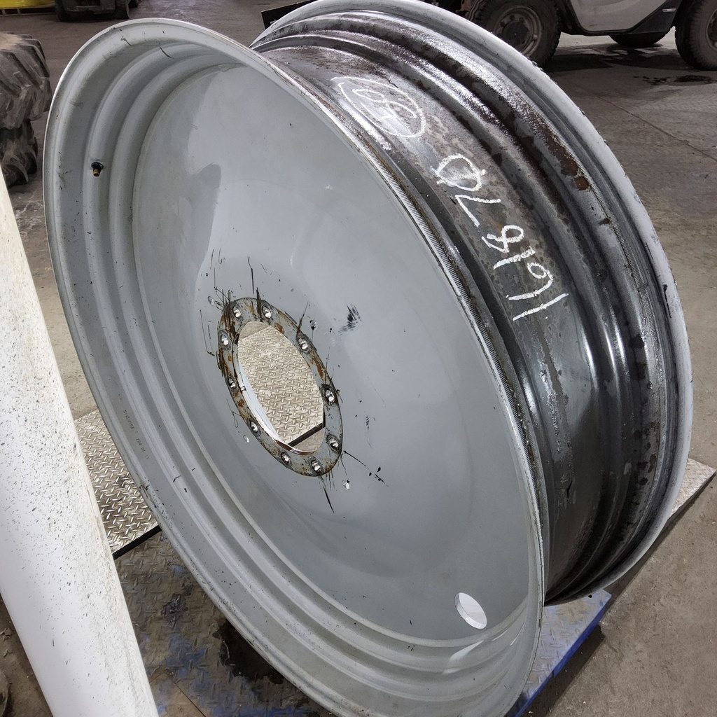 15"W x 50"D, Agco Corp Gray 10-Hole Formed Plate , 2.94" Offset