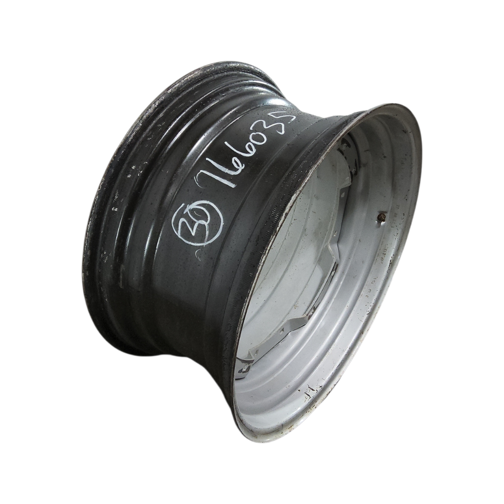 15"W x 30"D, Case IH Silver Mist 8-Hole Waffle Wheel (Groups of 2 Bolts)