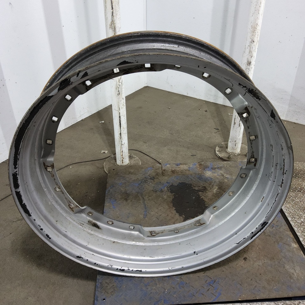 10"W x 38"D, Case IH Silver Mist 12-Hole Waffle Wheel (Groups of 3 bolts)
