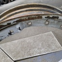 10"W x 38"D, Case IH Silver Mist 12-Hole Waffle Wheel (Groups of 3 bolts)