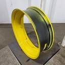 12"W x 38"D, John Deere Yellow 12-Hole Waffle Wheel (Groups of 3 bolts) , 0.38" Offset