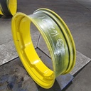 12"W x 38"D, John Deere Yellow 12-Hole Waffle Wheel (Groups of 3 bolts) , 0.38" Offset