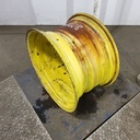 16"W x 26"D, John Deere Yellow 8-Hole Stamped Plate , 2.88" Offset