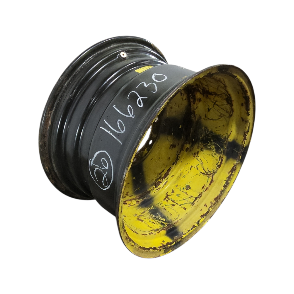 16"W x 26"D, John Deere Yellow 8-Hole Formed Plate , 4.38" Offset