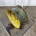 12"W x 24"D, John Deere Yellow 8-Hole Formed Plate , -0.25" Offset