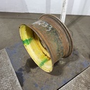 12"W x 24"D, John Deere Yellow 8-Hole Formed Plate , -0.25" Offset