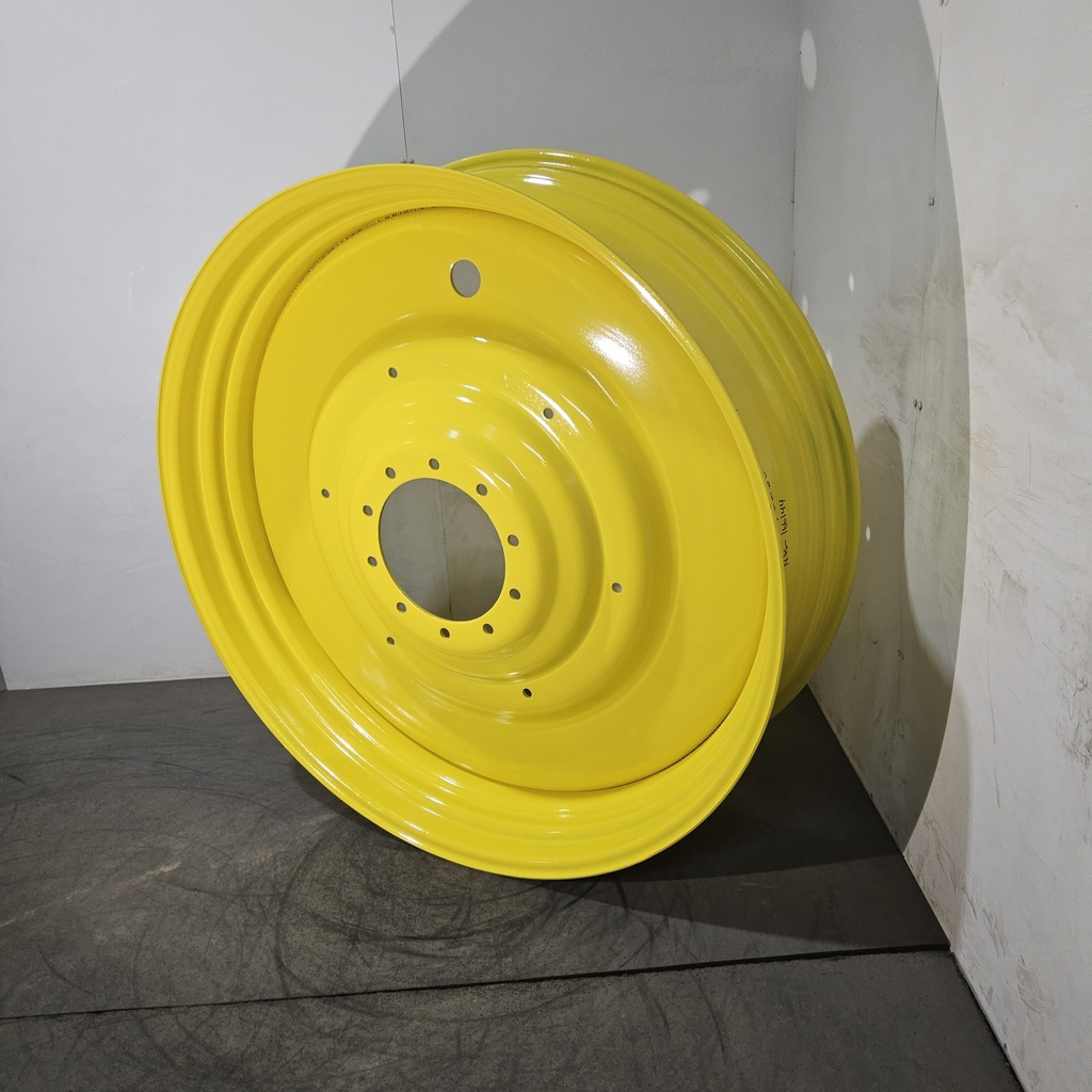 15"W x 50"D, John Deere Yellow 10-Hole Formed Plate , -6.75" Offset