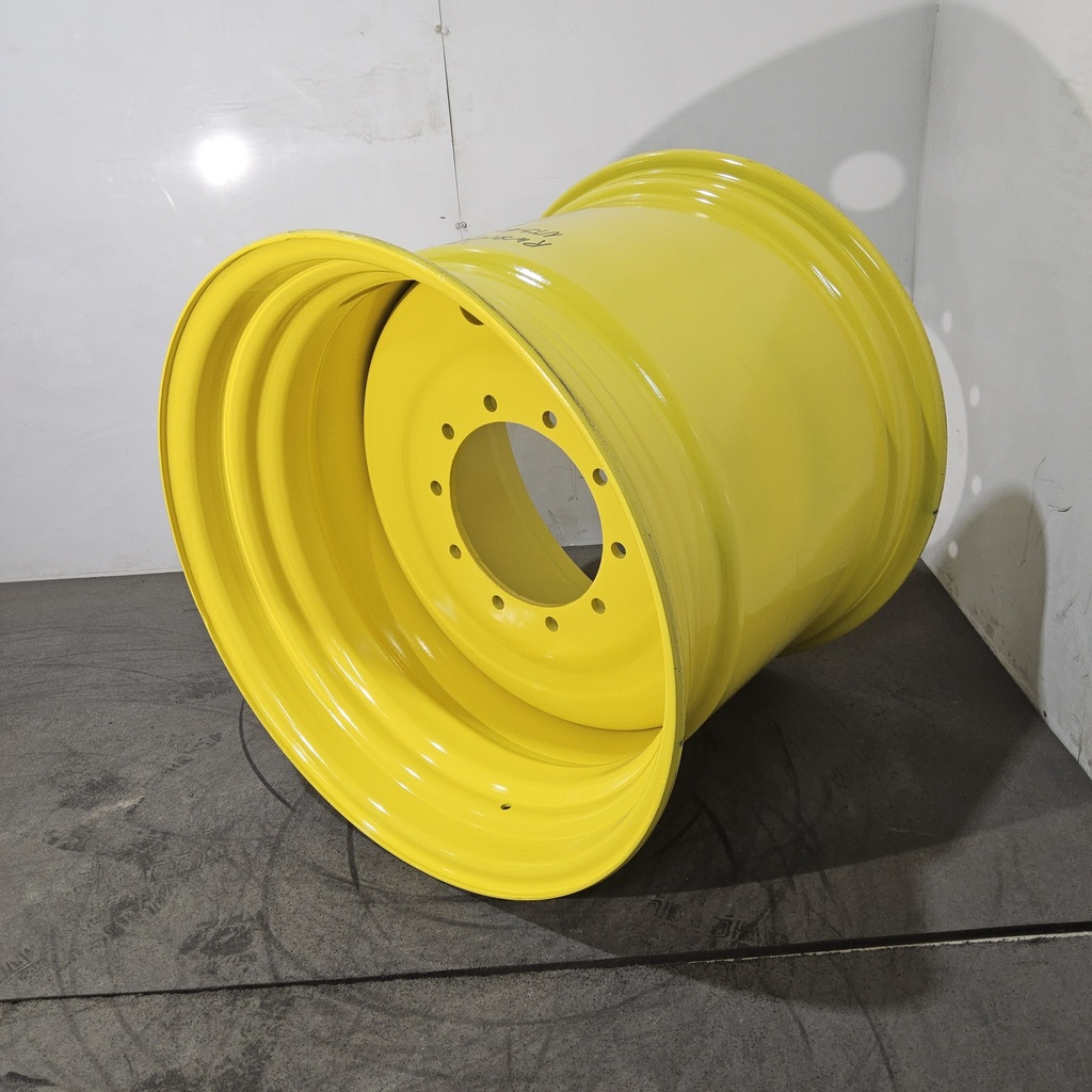 27"W x 32"D, John Deere Yellow 10-Hole Formed Plate , 2.81" Offset