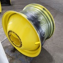 23"W x 38"D, John Deere Yellow 20-Hole Dolly Dual , -16.38" Offset