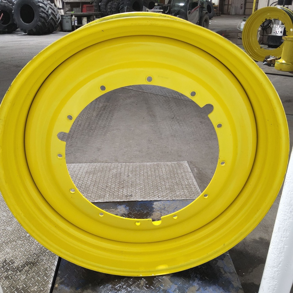15"W x 50"D, John Deere Yellow 12-Hole Stub Disc , -3.31" Offset