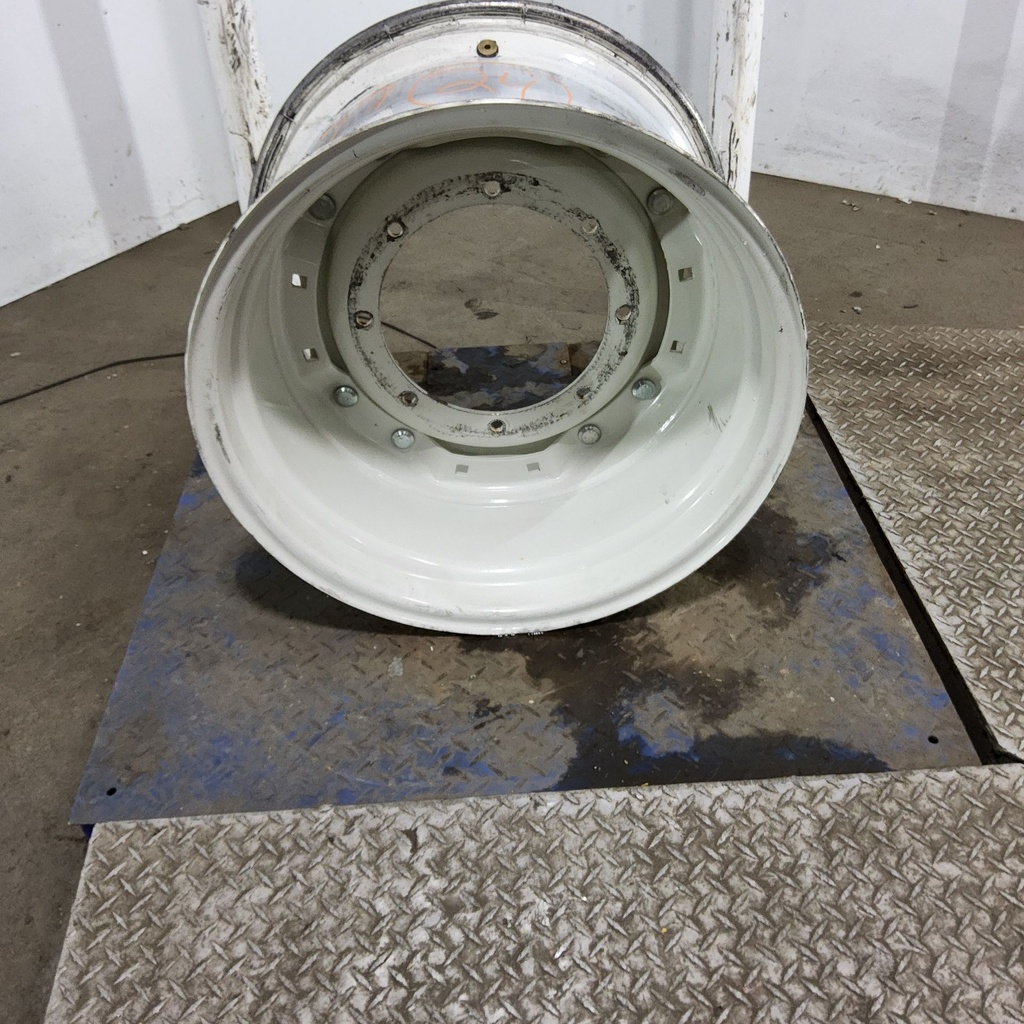 15"W x 24"D, New Holland White / Ford / Bianco White 8-Hole Waffle Wheel (Groups of 2 bolts)