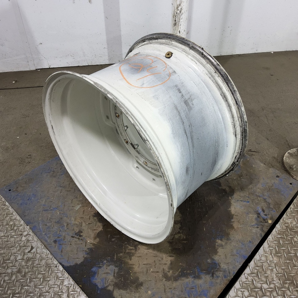 15"W x 24"D, New Holland White / Ford / Bianco White 8-Hole Waffle Wheel (Groups of 2 bolts)