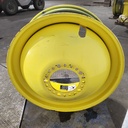 18"W x 42"D, John Deere Yellow 20-Hole Dolly Dual , -15.06" Offset