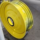 15"W x 50"D, John Deere Yellow 10-Hole Formed Plate , -6.81" Offset