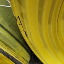 15"W x 50"D, John Deere Yellow 10-Hole Formed Plate , -6.81" Offset